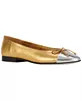 Jeffrey Campbell Women's Arabesque Cap-Toe Ballet Flats - Pink/Wine Combo | Macy's