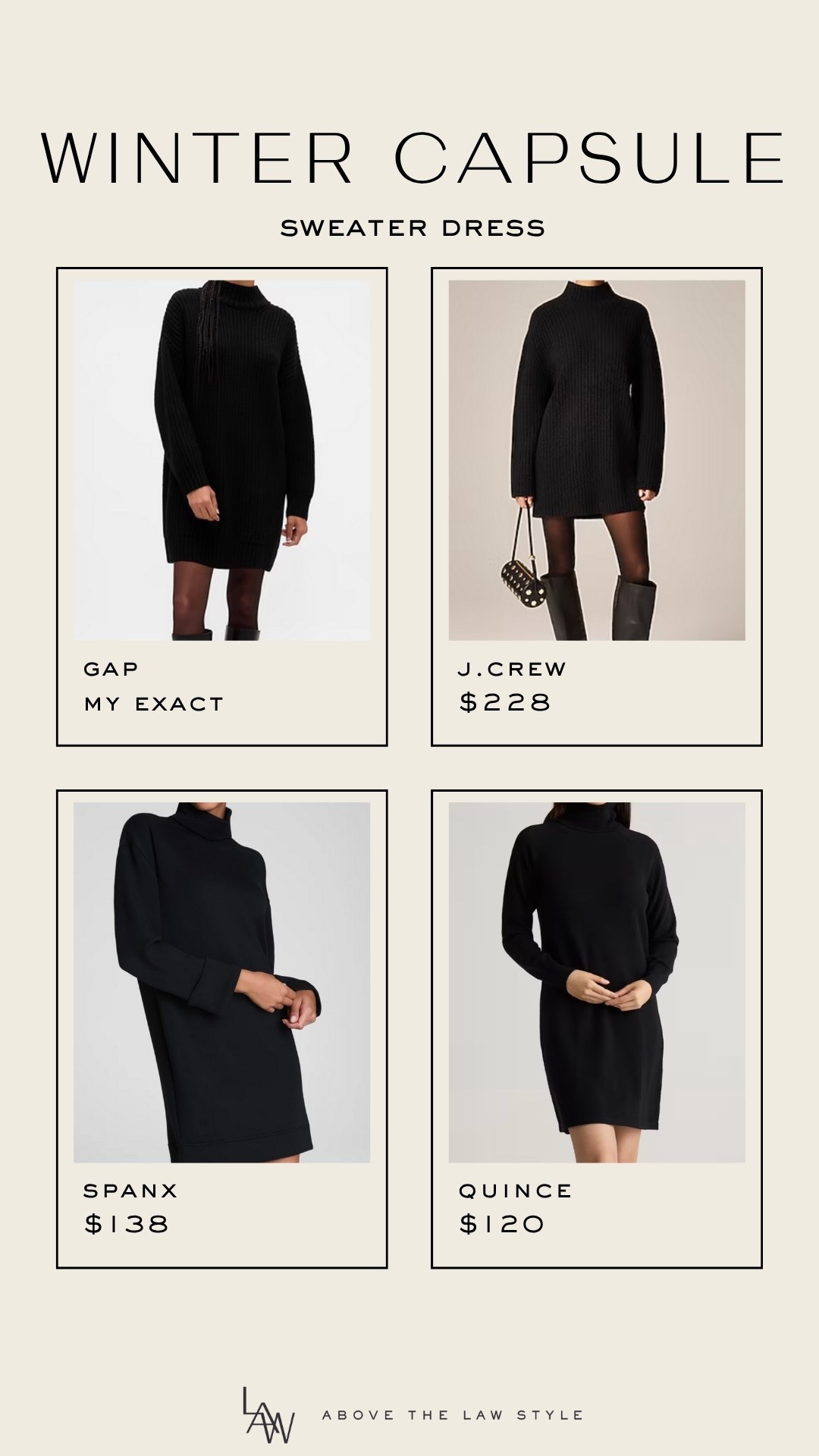 Winter Capsule: Sweater Dress

#LTKStyleTip #LTKFindsUnder50 #LTKFindsUnder100