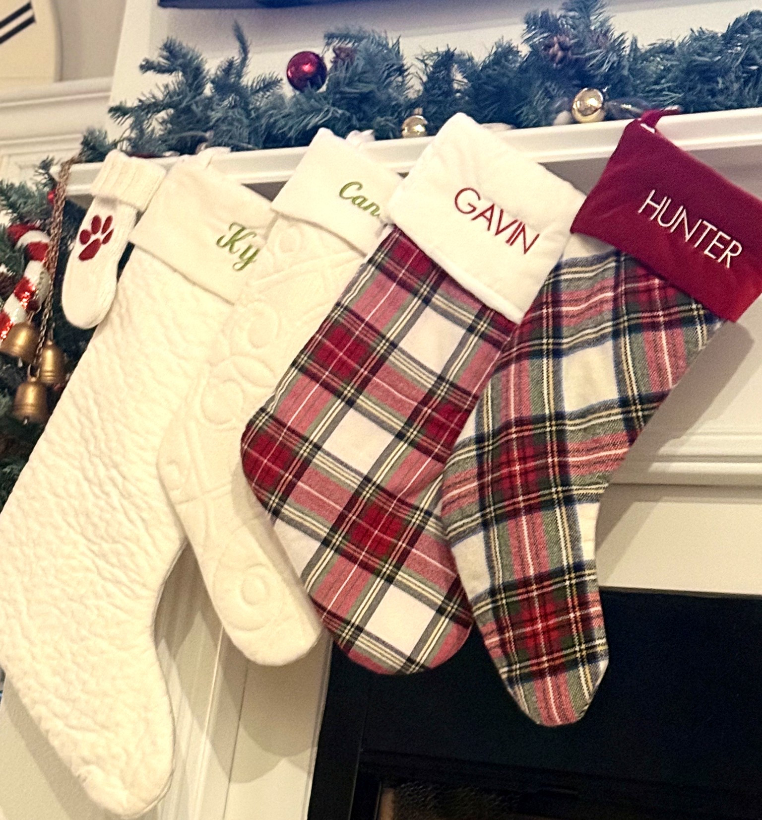 Christmas Stockings Pottery Barn and pre-lit garlands amazon Walmart 

#LTKSaleAlert #LTKHoliday #LTKHome
