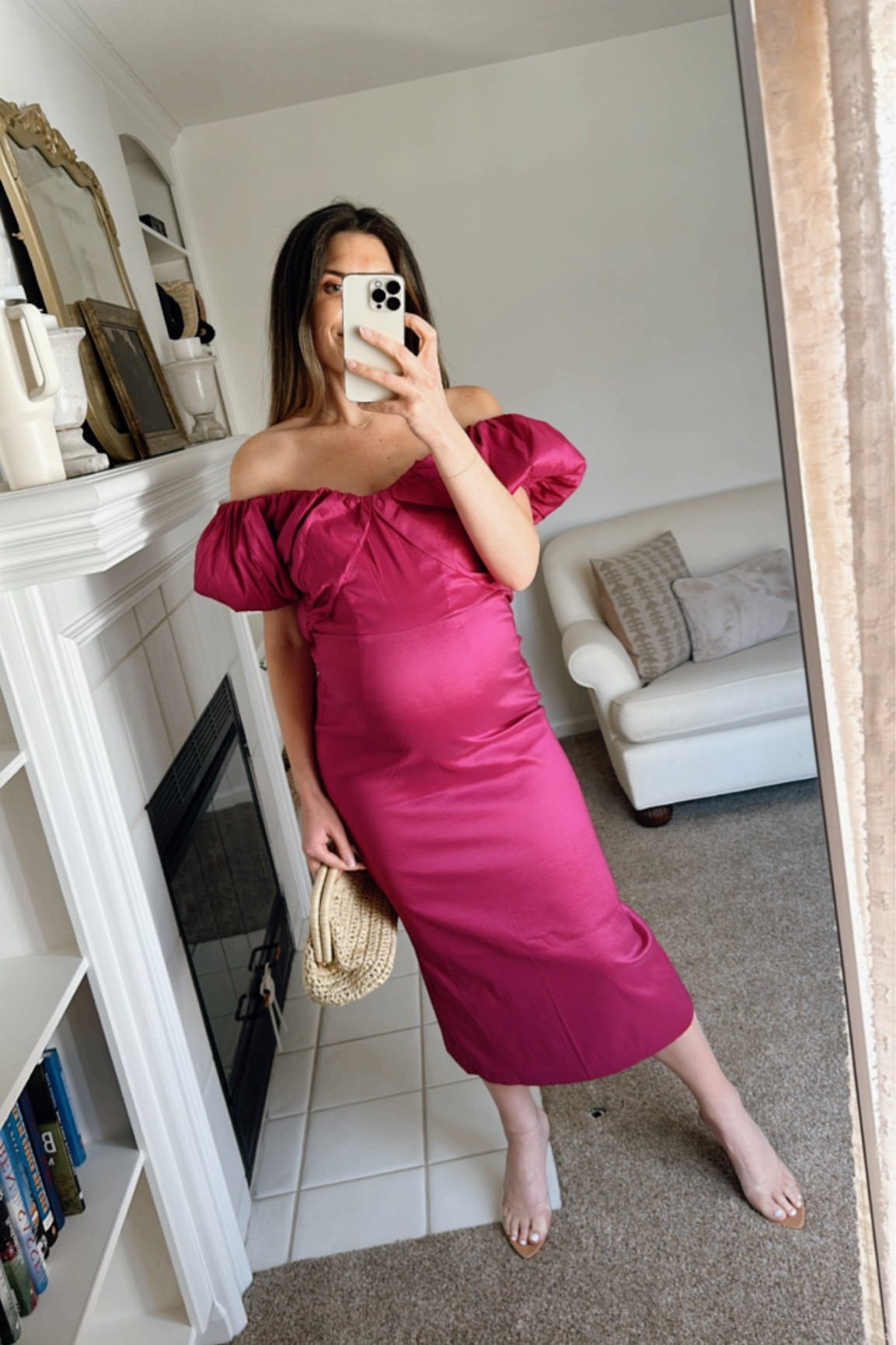 off shoulder white cocktail dress Verona Off-Shoulder Ruffle Mini Dress White