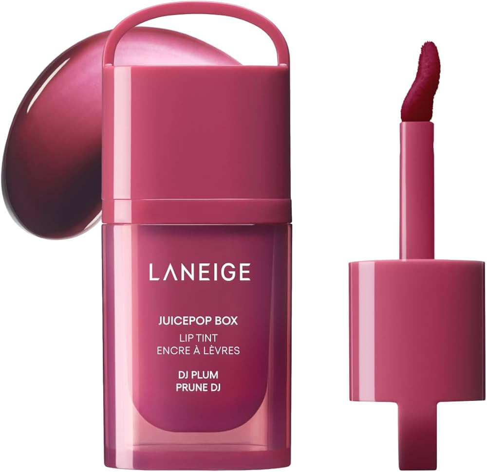 LANEIGE JuicePop Box Lip Tint: 12‑HR Hydrating Lightweight Stain with Buildable Juicy Color & N... | Amazon (US)