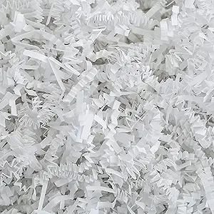 MagicWater Supply Crinkle Cut Paper Shred Filler (2 LB) for Gift Wrapping & Basket Filling - Whit... | Amazon (US)