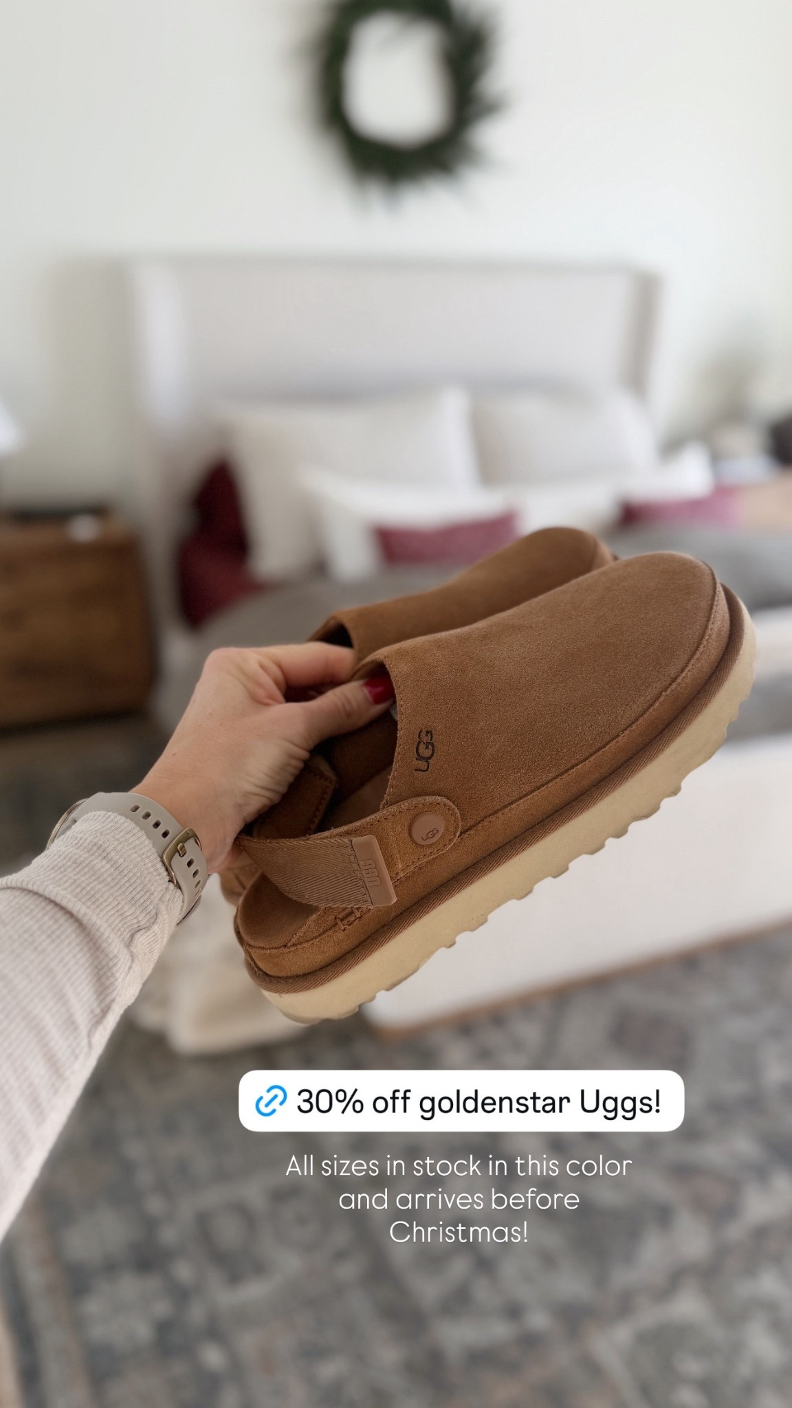 30% Ugg Goldenstar clogs! All sizes in stock in this color, but there are four other colors to choose from. Order today to arrive by Christmas!

#LTKSaleAlert #LTKFindsUnder100 #LTKGiftGuide