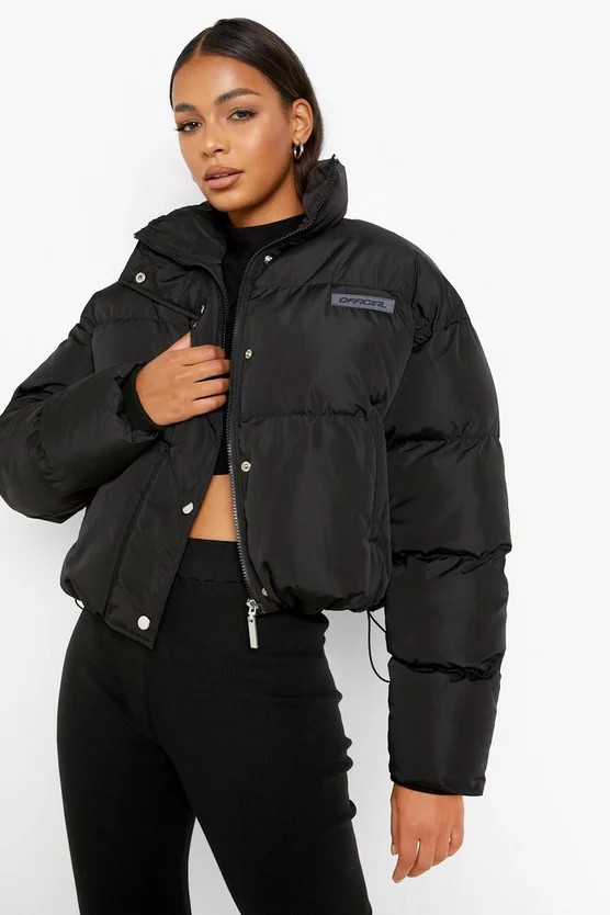 Funnel Neck Puffer | Boohoo.com (UK & IE)