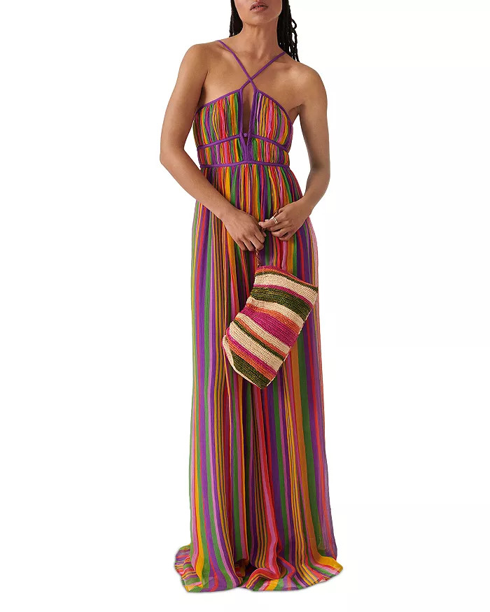 Romane Ruched Chiffon Maxi Dress | Bloomingdale's (US)