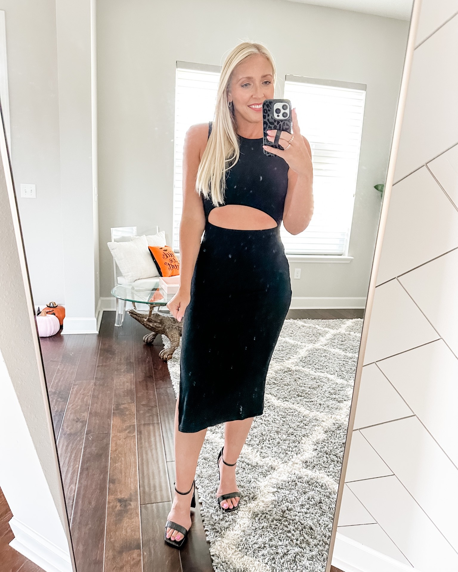Date night look - sassy black dress and black heels (on sale)…you can’t go wrong!

#LTKunder50 #LTKsalealert #LTKshoecrush