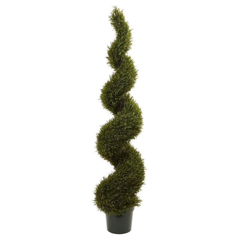 Artificial 6ft Rosemary Spiral Tree Indoor/Outdoor - Nearly Natural | Target