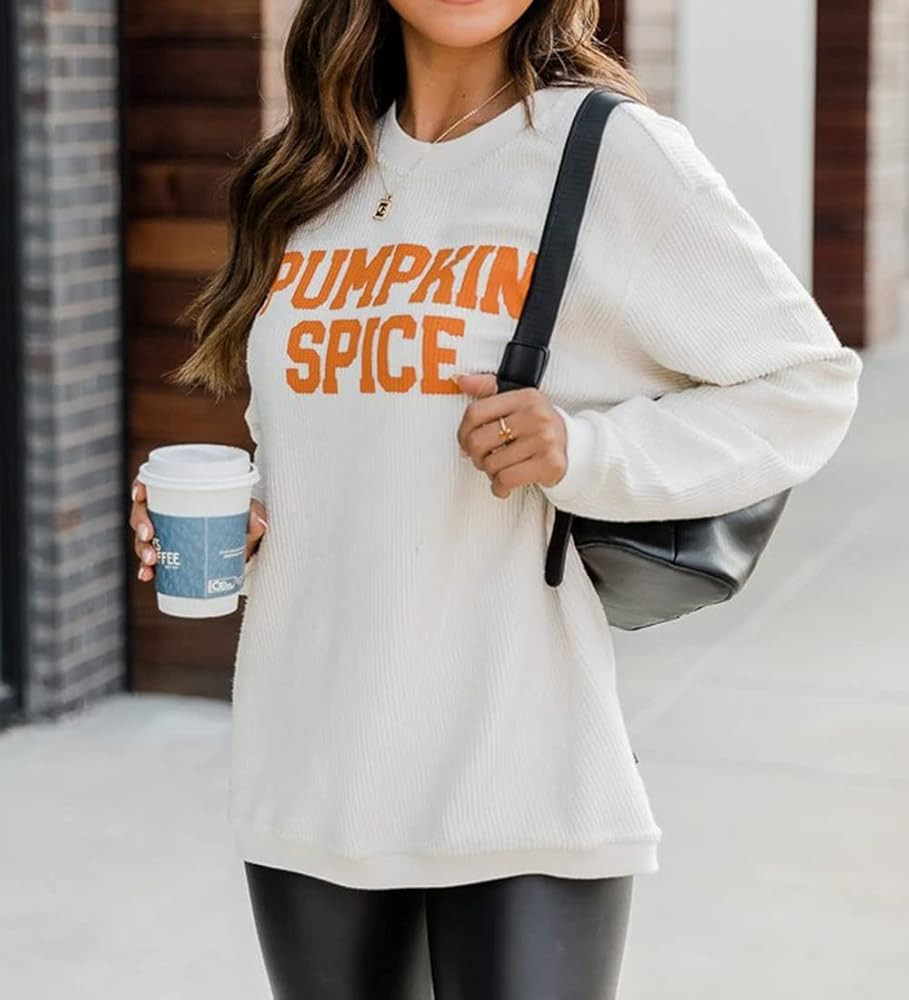 Dressmine Womens Casual Long Sleeve Graphic Tee Shirts Crew Neck Sweatshirts Pullover Tops for Women | Amazon (US)