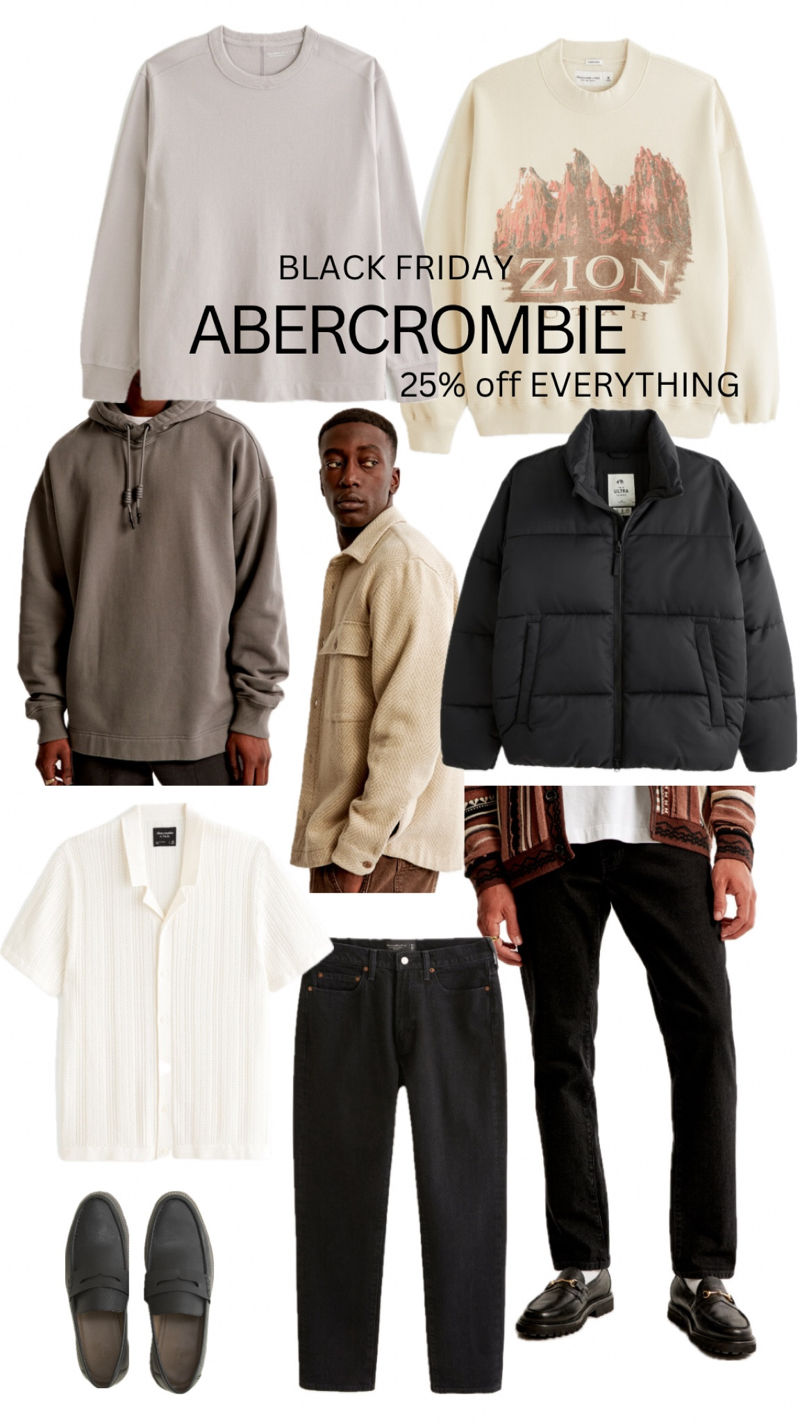 Black Friday sale. Abercrombie sales. Men outfits. Outfit for men. Outfit for him. 

#LTKCyberWeek #LTKfindsunder50 #LTKmens