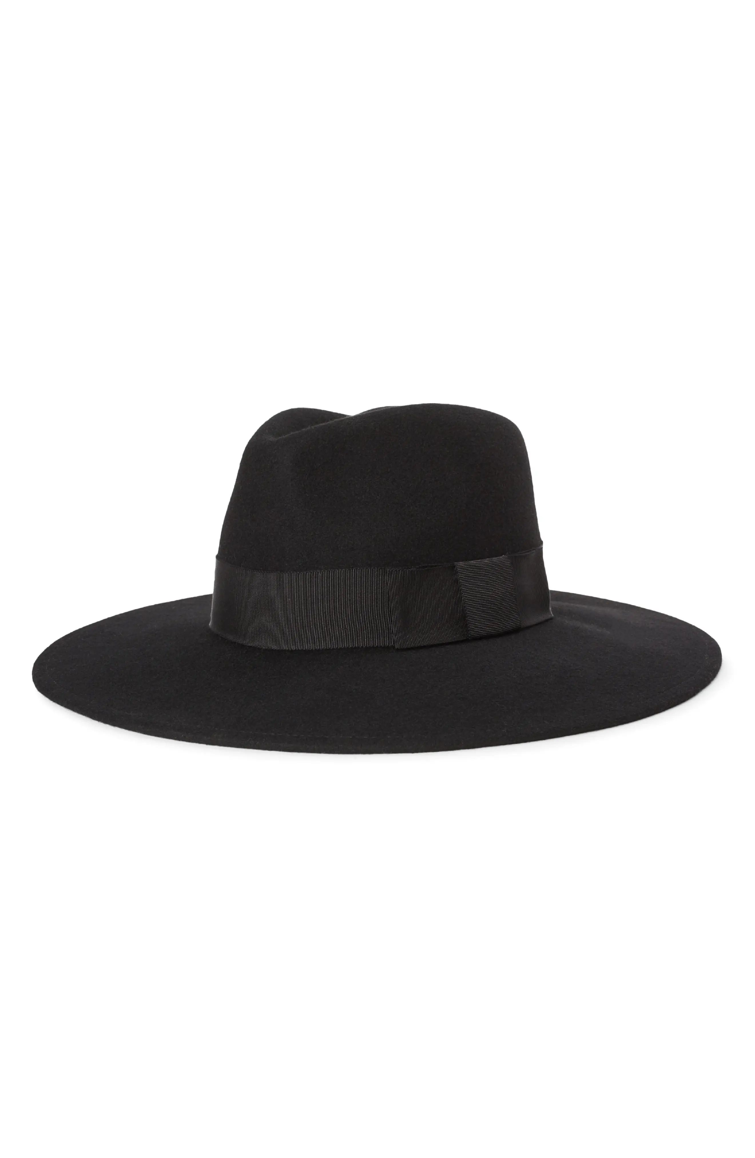 Women's Brixton Joanna Wool Felt Fedora - Black | Nordstrom