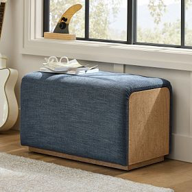 Storage Ottoman with Drawers (32") | Pottery Barn Teen