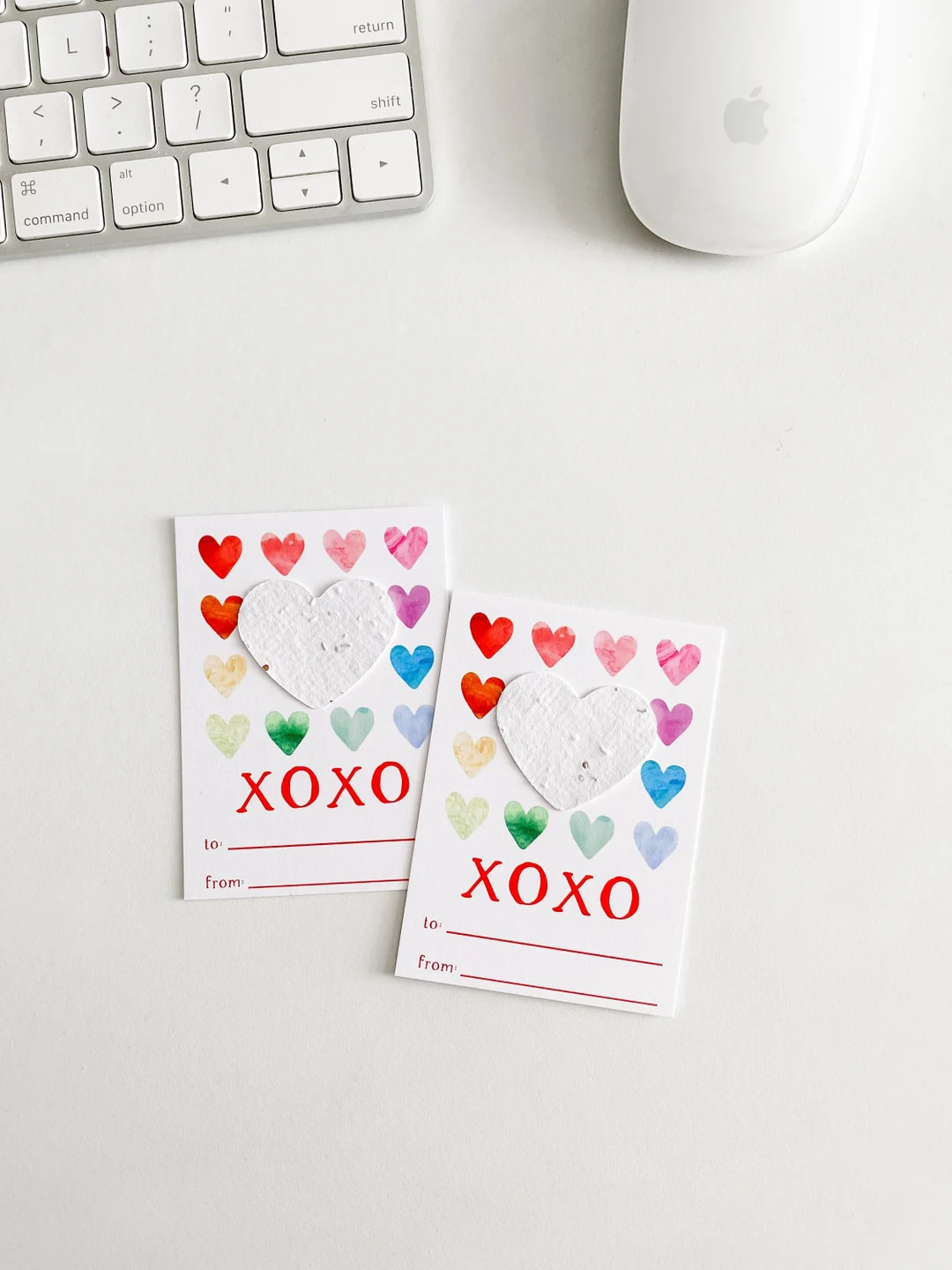 Grownotes™, XOXO, Seed Paper Valentine Cards, Wallet Size Cards, School Valentine for Kids, Pla... | Etsy (US)