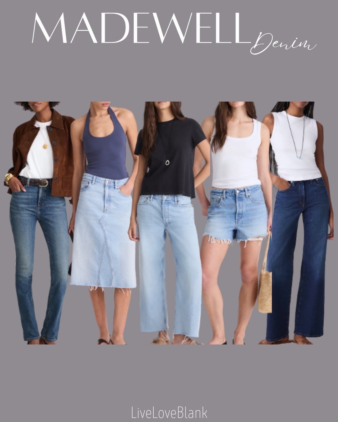 Madewell denim
Summer denim
Denim shorts, jeans and skirt 
@Madewell

#LTKOver40 #LTKU #LTKSeasonal

#LTKmomlife #LTKootd