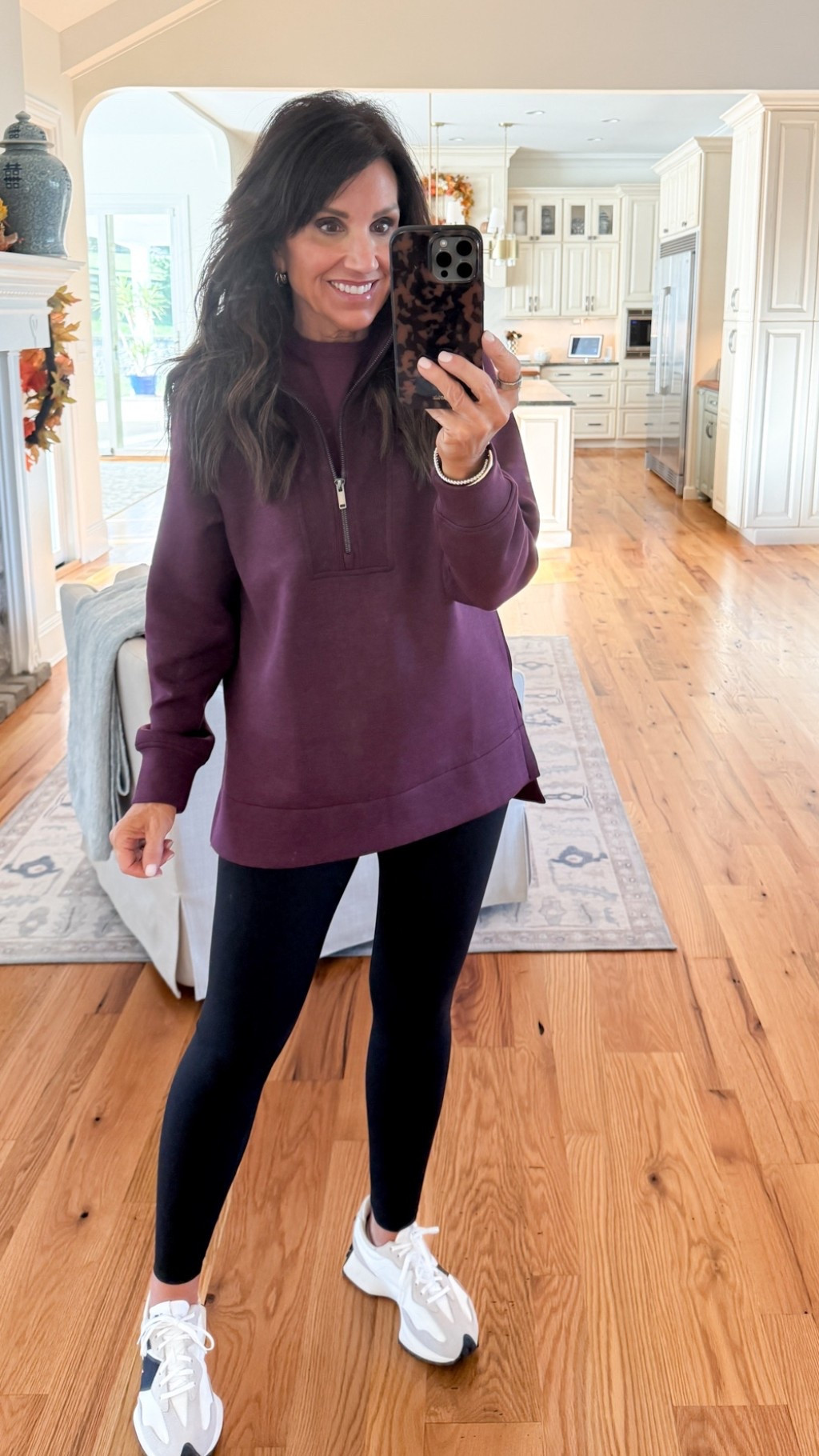 Working from home outfit 
Pullover - small
Leggings - XS
Tank - small



#LTKSeasonal #LTKOver40 #LTKStyleTip