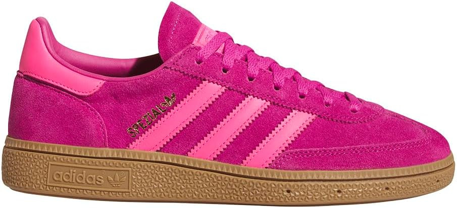 adidas Womens Handball Spezial Lace Up Sneakers Shoes Casual - Pink | Amazon (US)