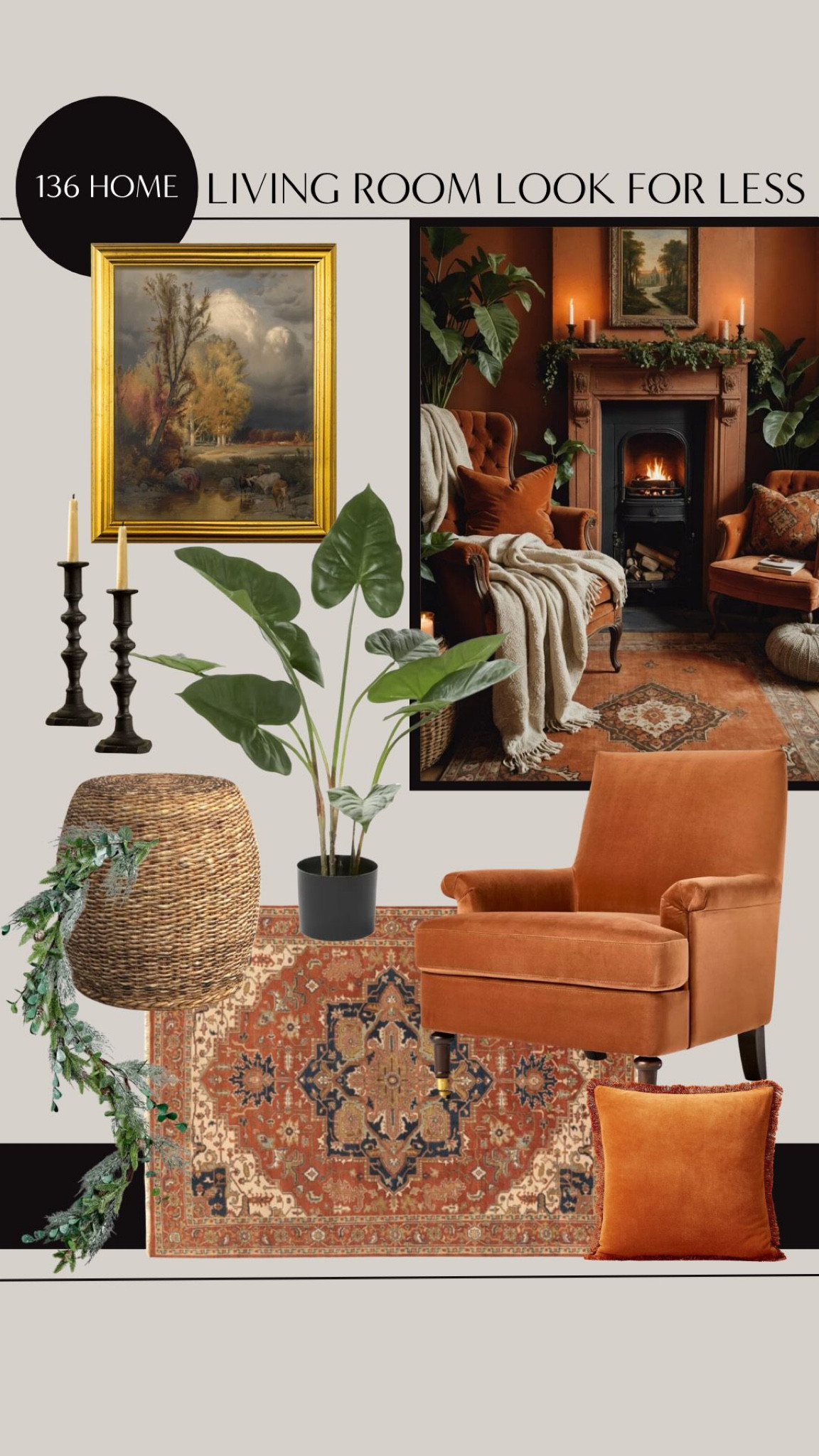 Living Room Look for Less #livingroom #livingroomdecor #interiordesign #moodboard #fireplace 

#LTKhome #LTKstyletip