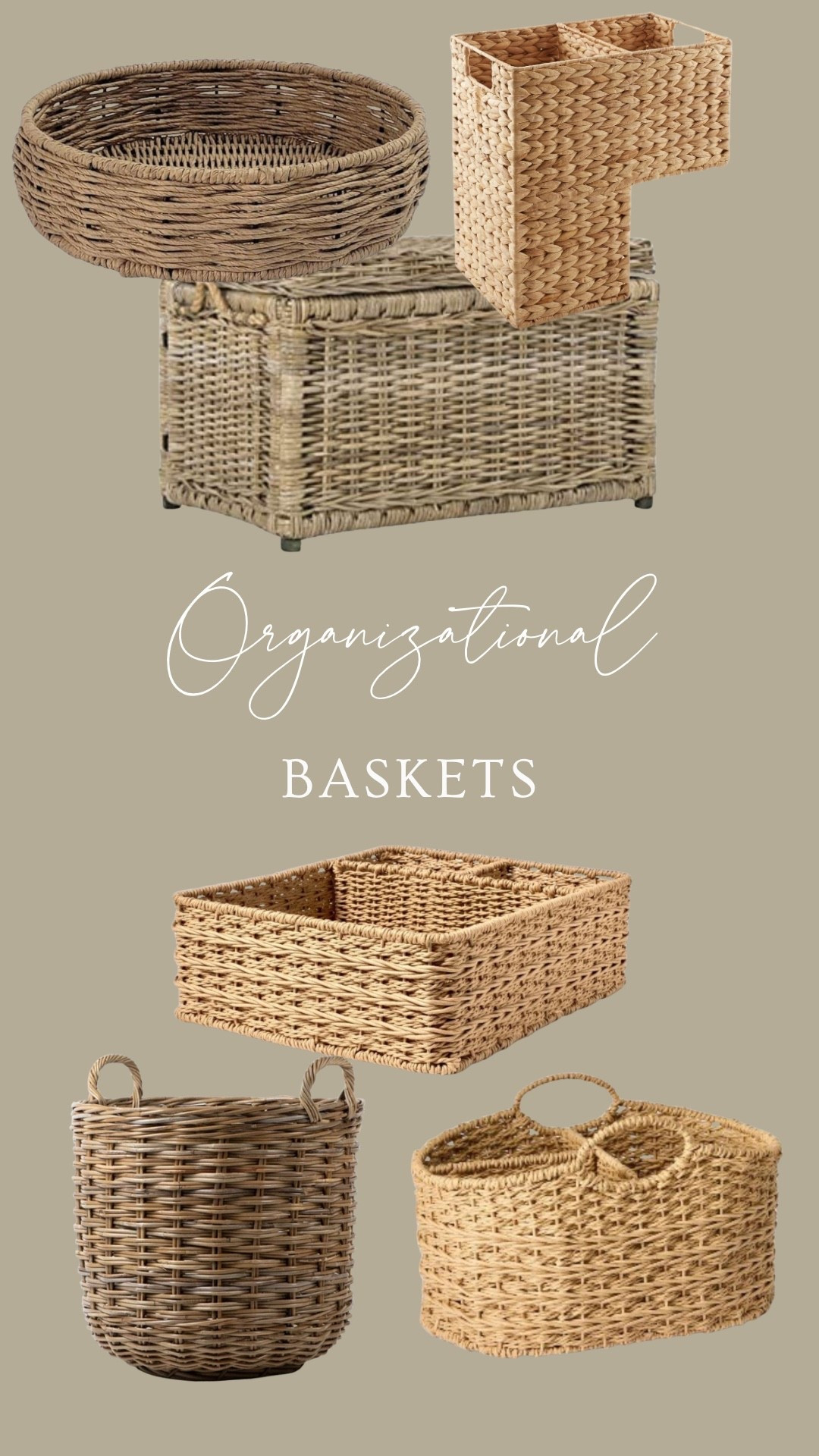 Simple, pretty baskets to keep your home organized🧺

#LTKHome