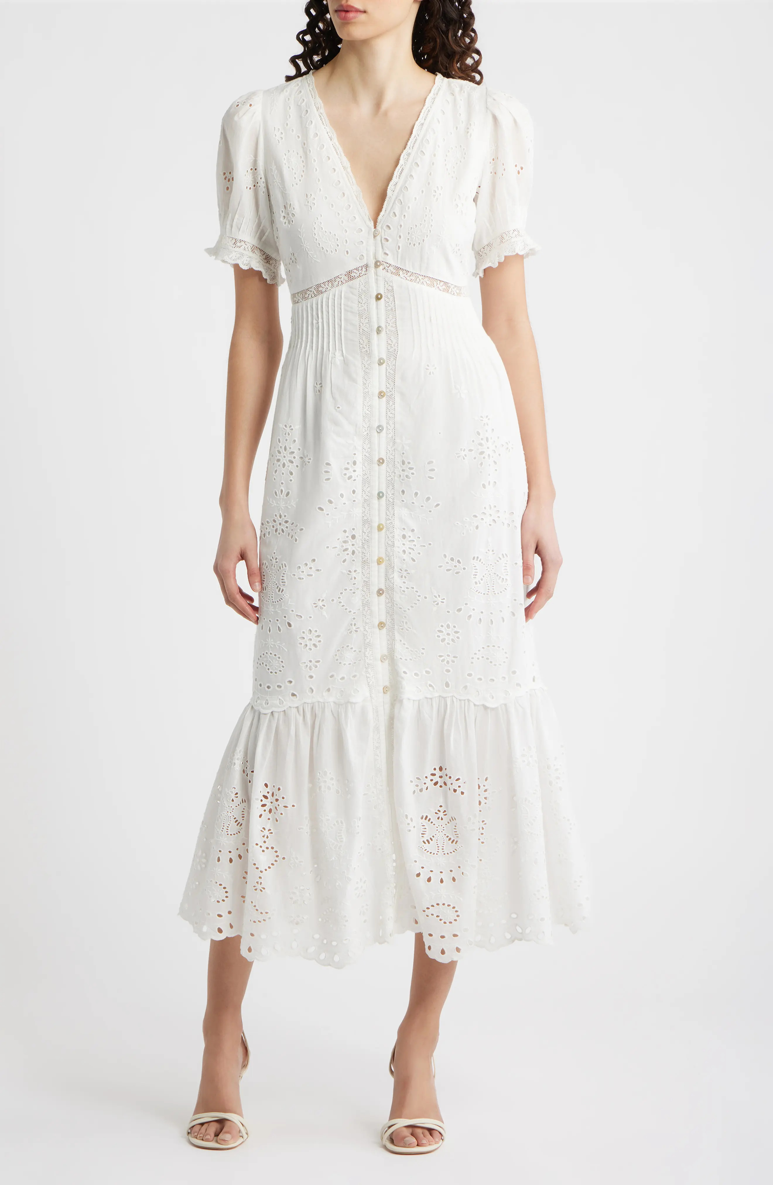 Tarragon Eyelet Lace Maxi Dress (Women) | Nordstrom | Nordstrom