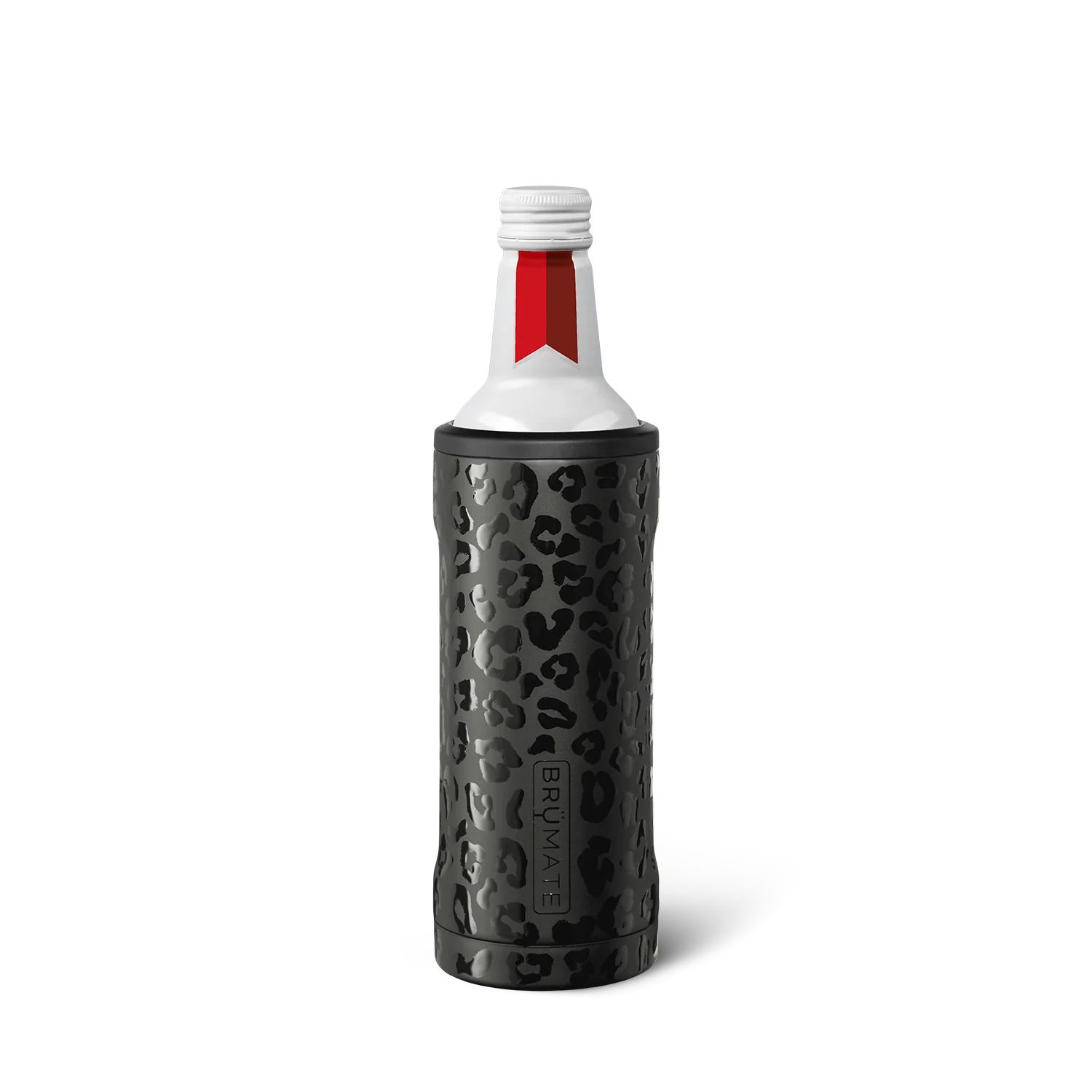 Hopsulator Twist | Onyx Leopard | 16oz Aluminum Bottless | BruMate