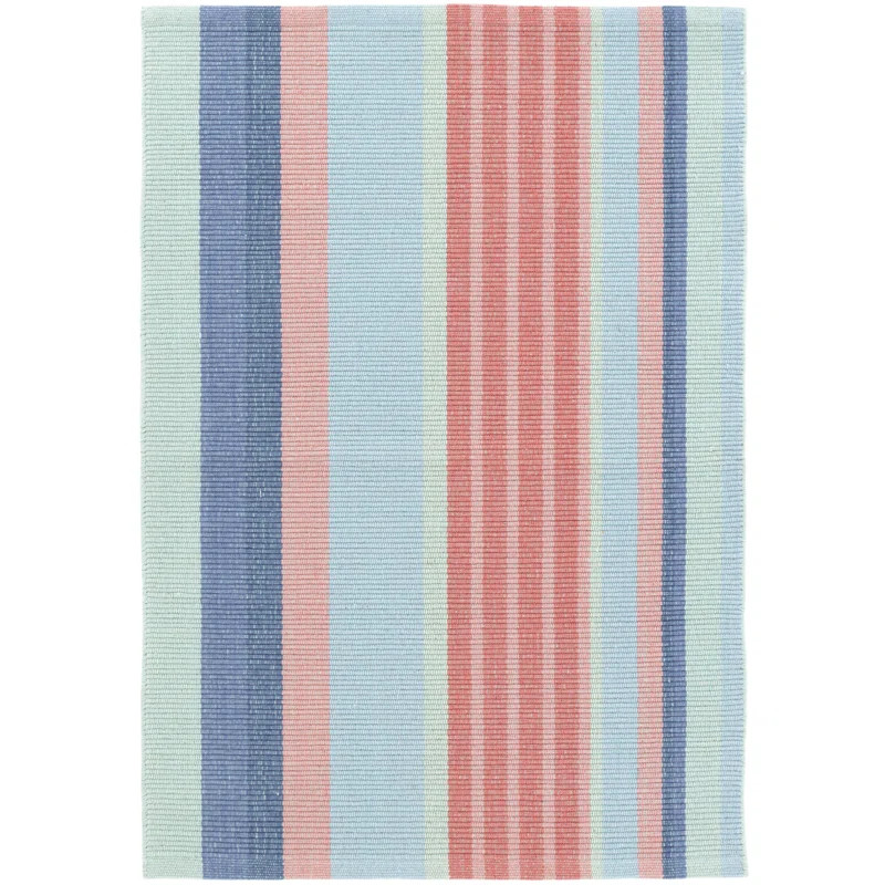 Aruba Flatweave Cotton Striped Rug | Wayfair North America