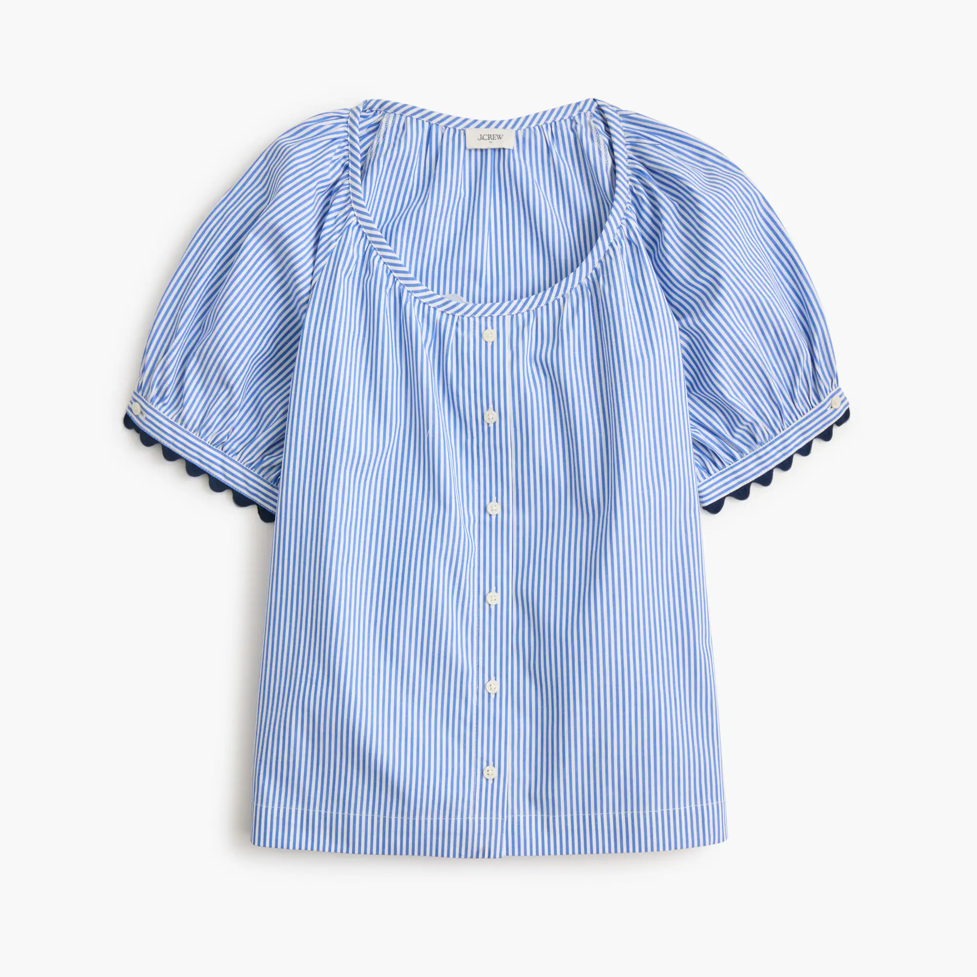Striped short-sleeve button-up shirt | J.Crew Factory