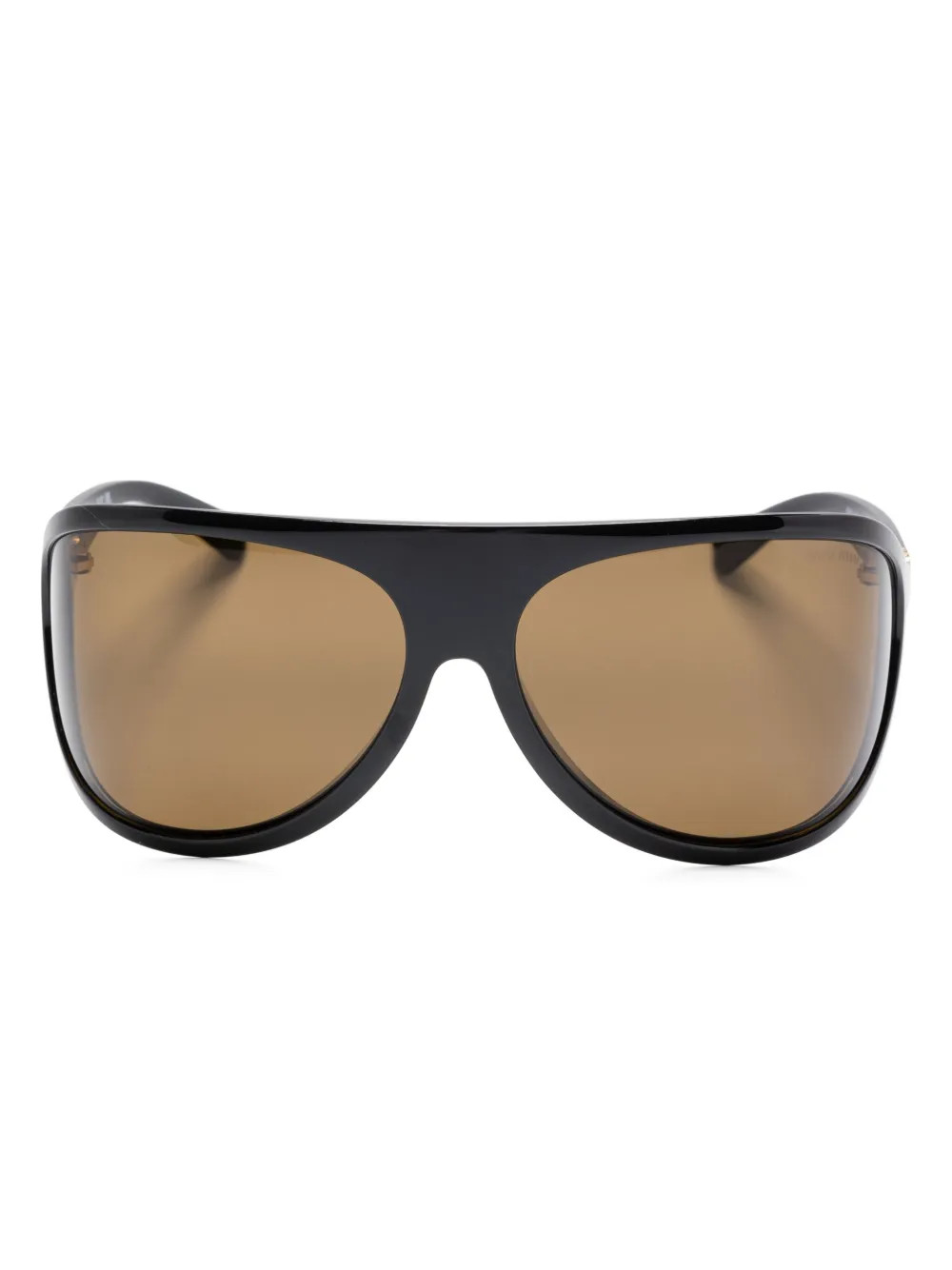 Miu Miu Eyewear Runway Sunglasses | Black | FARFETCH | Farfetch Global