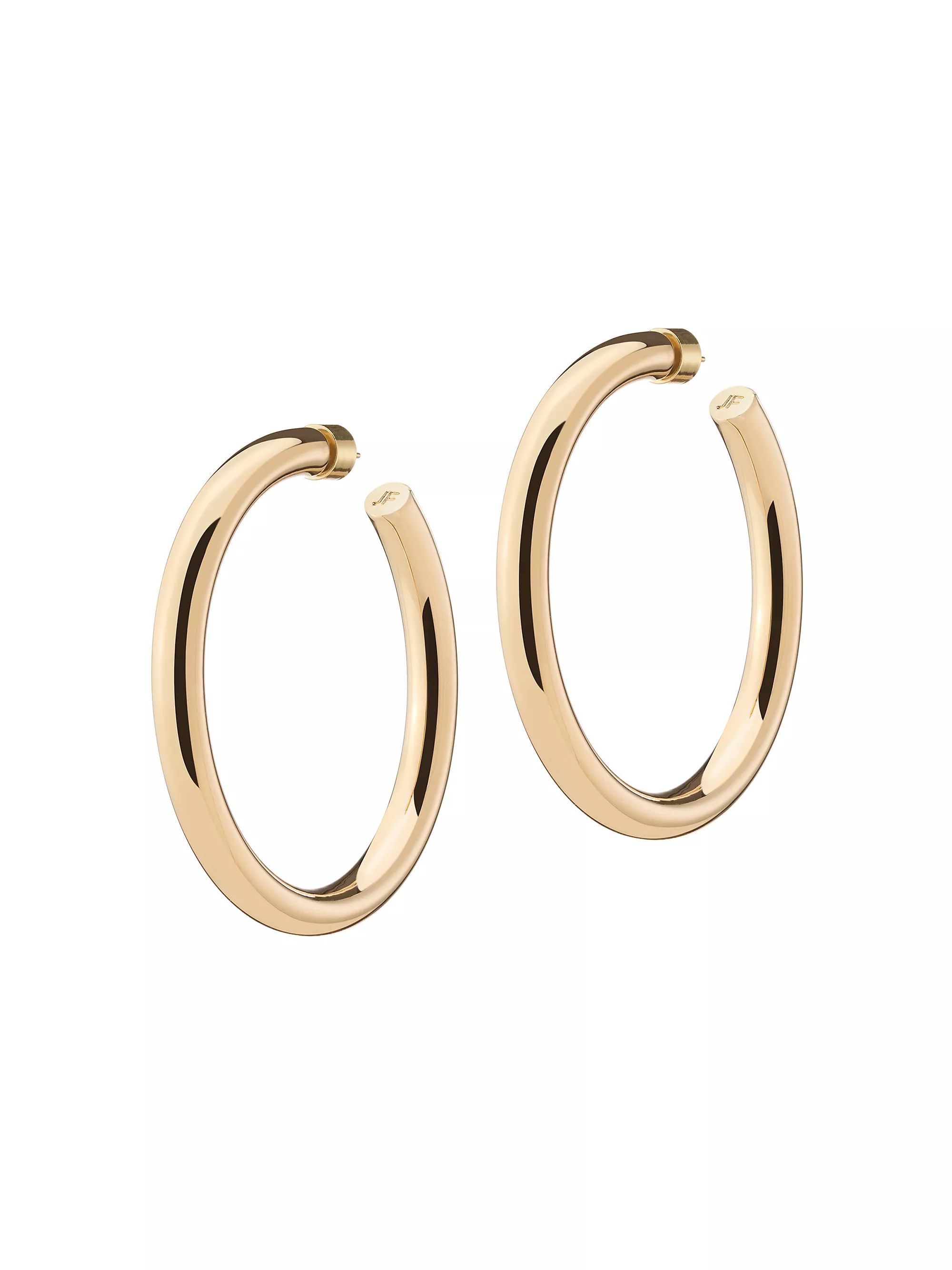 Samira 14K Gold-Plated Hoop Earrings | Saks Fifth Avenue