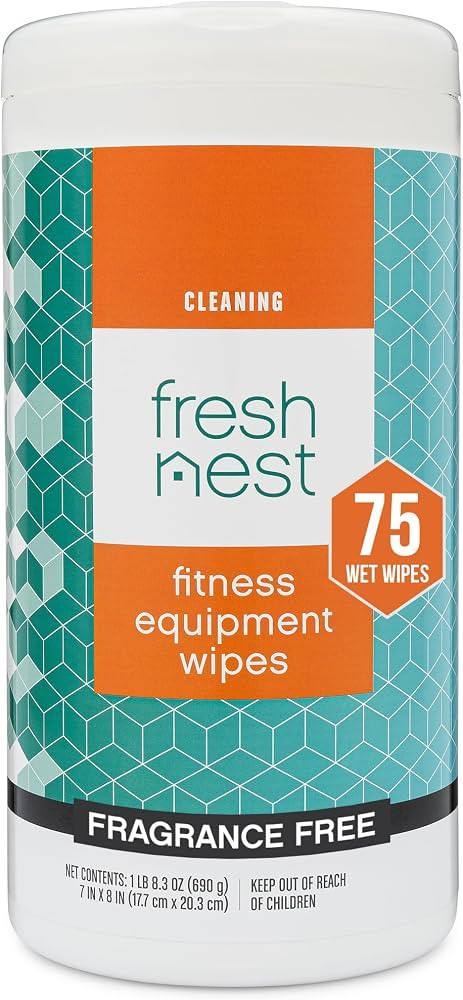 Fitness Equipment Wipes - Cleaning Wipes for Yoga Mats, Pilates Studios, Gyms, Peloton & Cycle Bi... | Amazon (US)