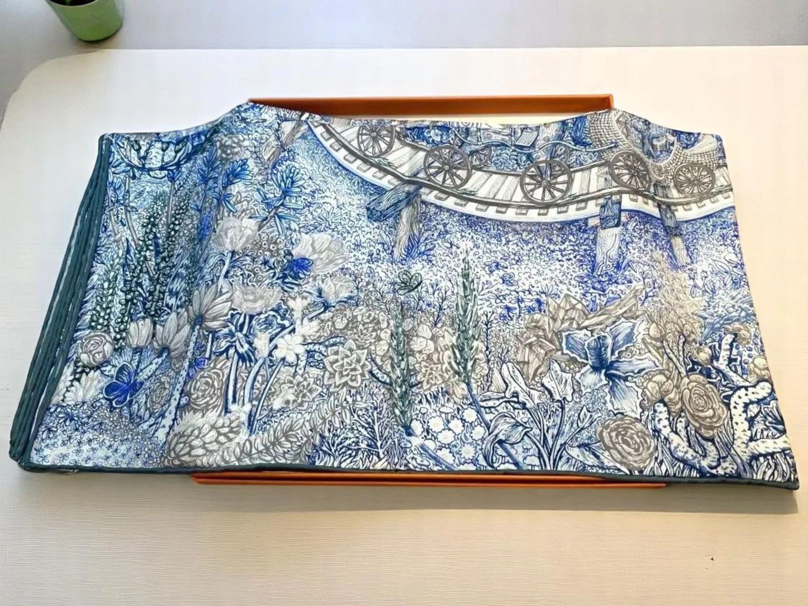 HERMES Carre 90 LES FOLIES DU FAUBOURG 100% Silk Scarf Multicolor w/ Tag Box | eBay US