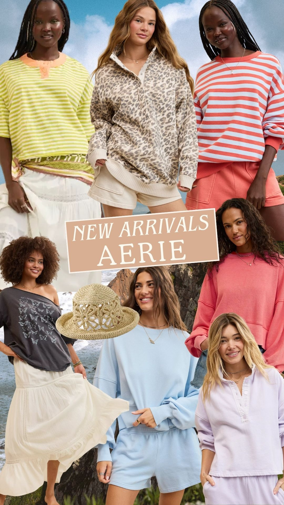 New arrivals from Aerie! I'm headed to the beach soon & I needed all the fun colors and patterns for the warm weather ahead!  

 