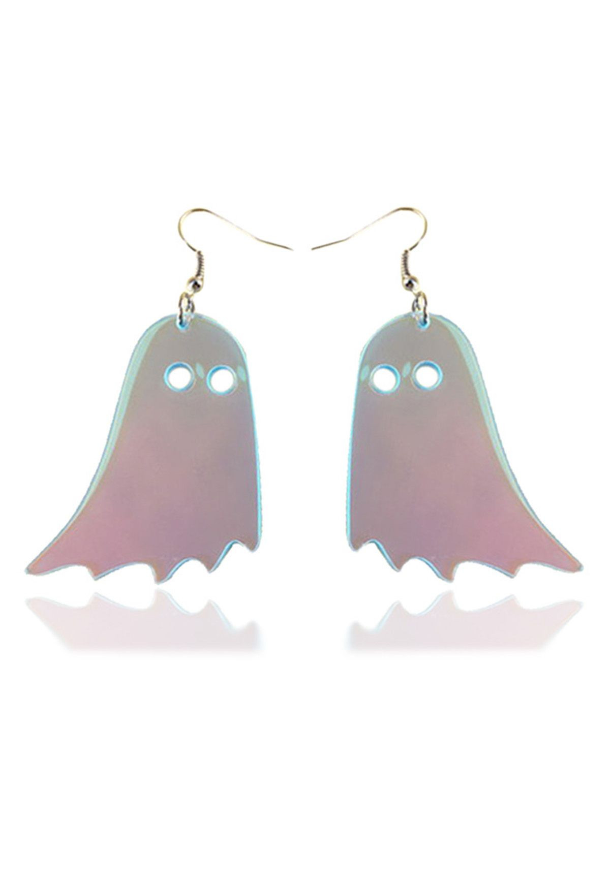 Translucent Ghost Laser Color Earrings | Chicwish