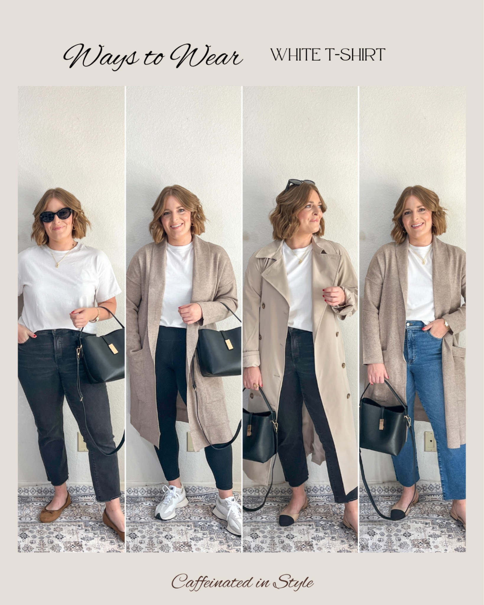 Fall Capsule// ways to wear a white t-shirt

t-shirt is currently on sale for $10! Nice boxy fit (I sized down one to a M) comes in 10+ colors 

#LTKMidsize #LTKStyleTip #LTKSaleAlert