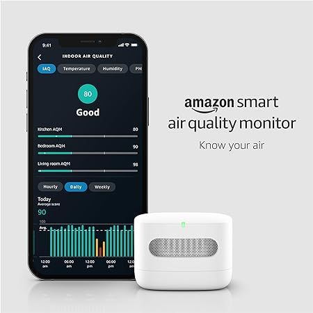Amazon Smart Air Quality Monitor – Know your air, Works with Alexa– A Certified for Humans De... | Amazon (US)