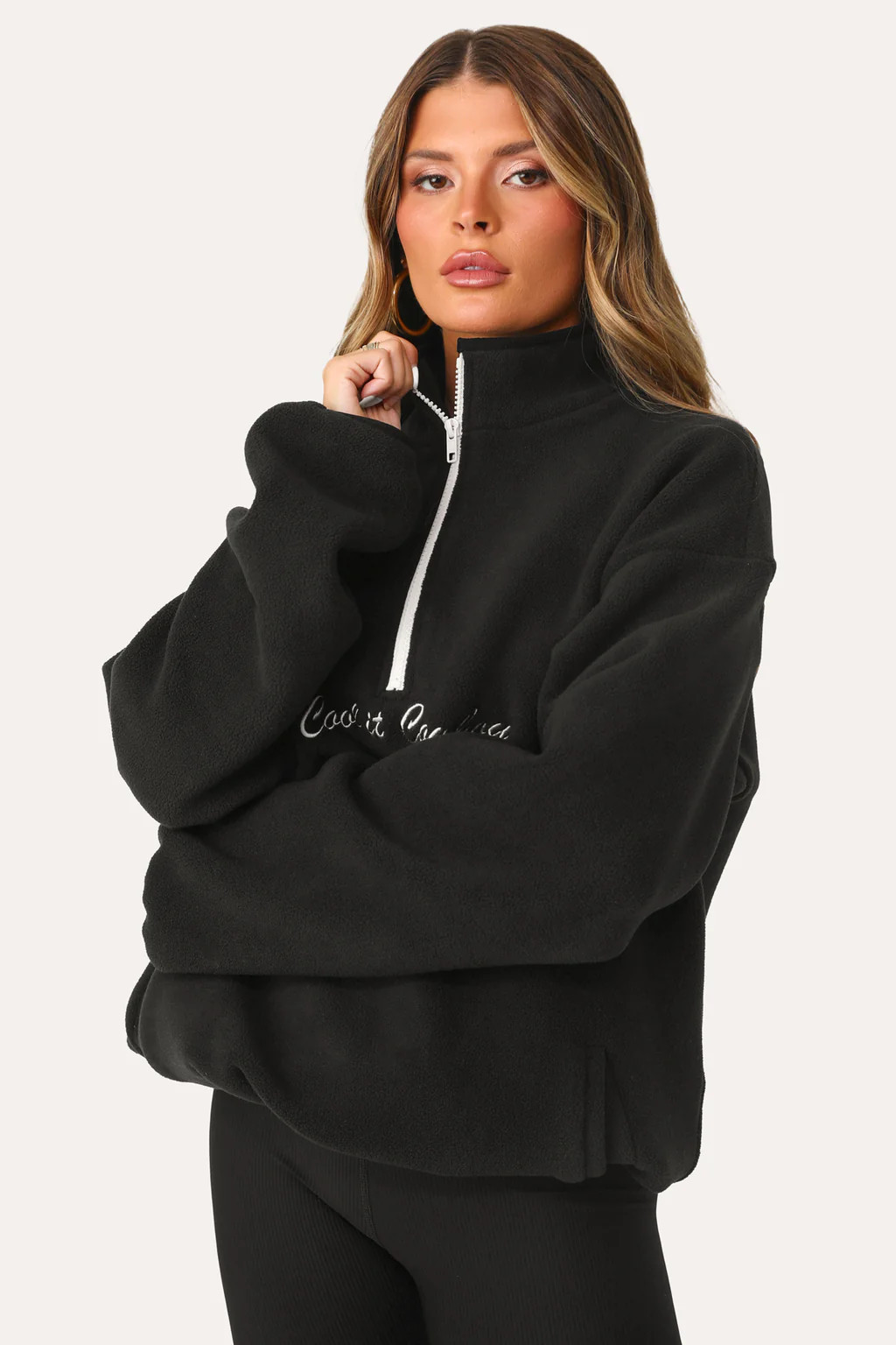 COOL IT COWBOY FLEECE HALF ZIP | Kittenish