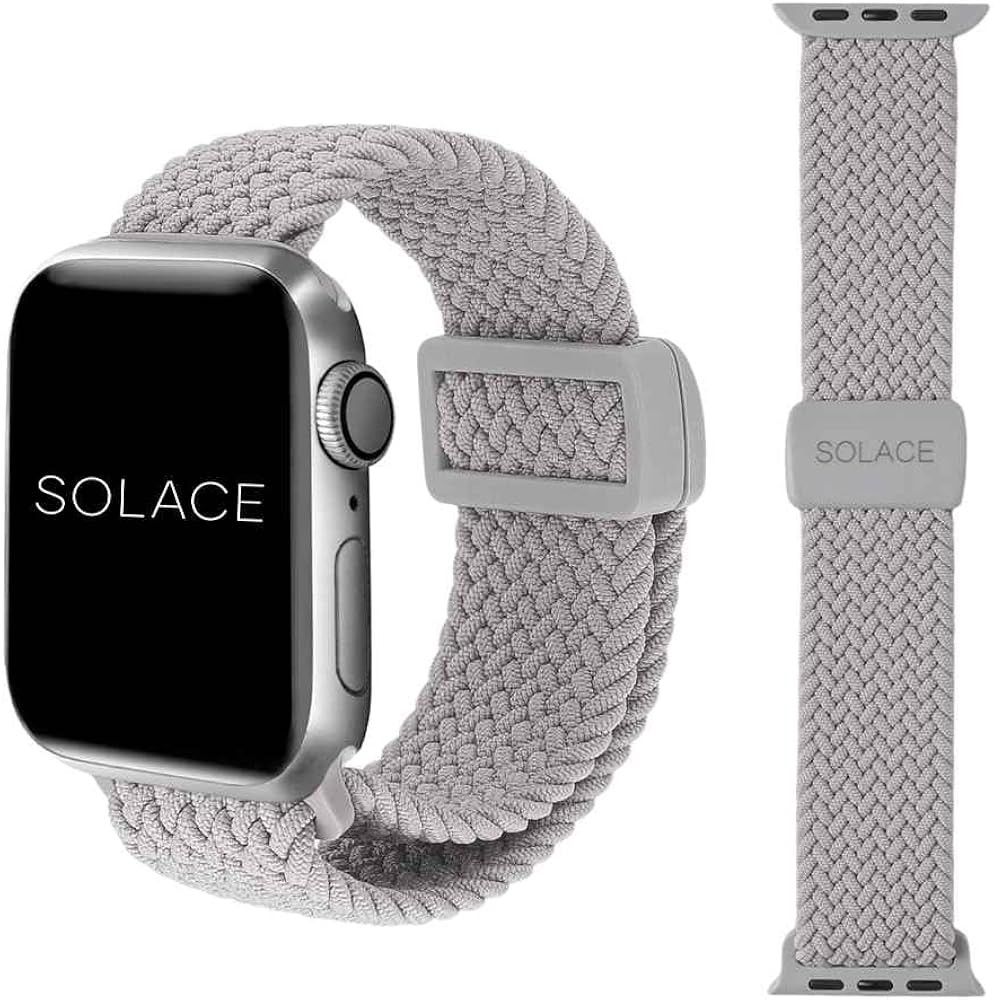 Solace Bands Imperium Adapt Wide Adjustable Nylon Braided Watch Band - Compatible with All Apple ... | Amazon (US)