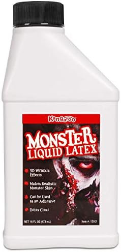 Kangaroo's Monster Liquid Latex - 16oz Pint - Creates Monster / Zombie Skin and FX | Amazon (US)