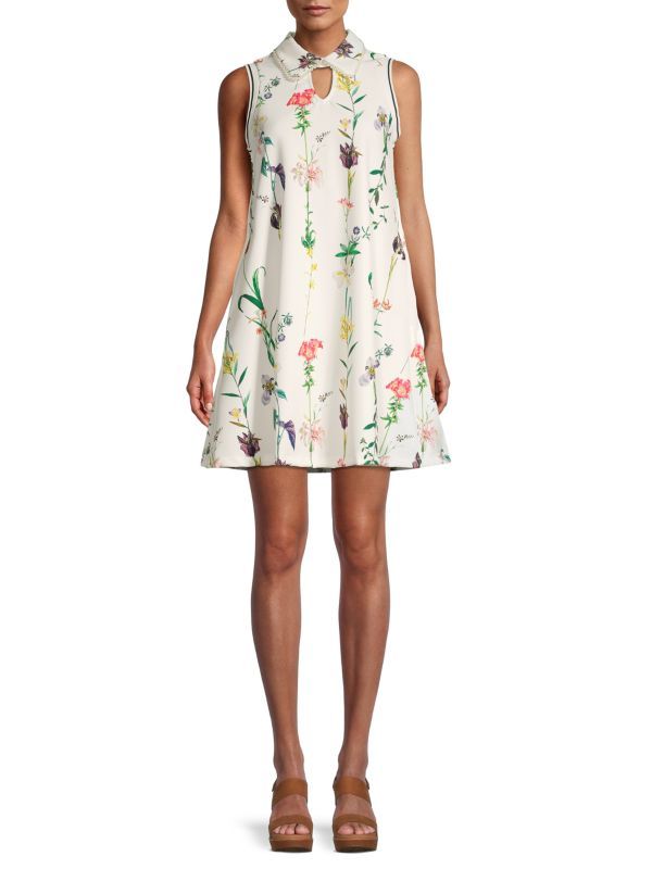 Floral-Print A-Line Dress | Saks Fifth Avenue OFF 5TH