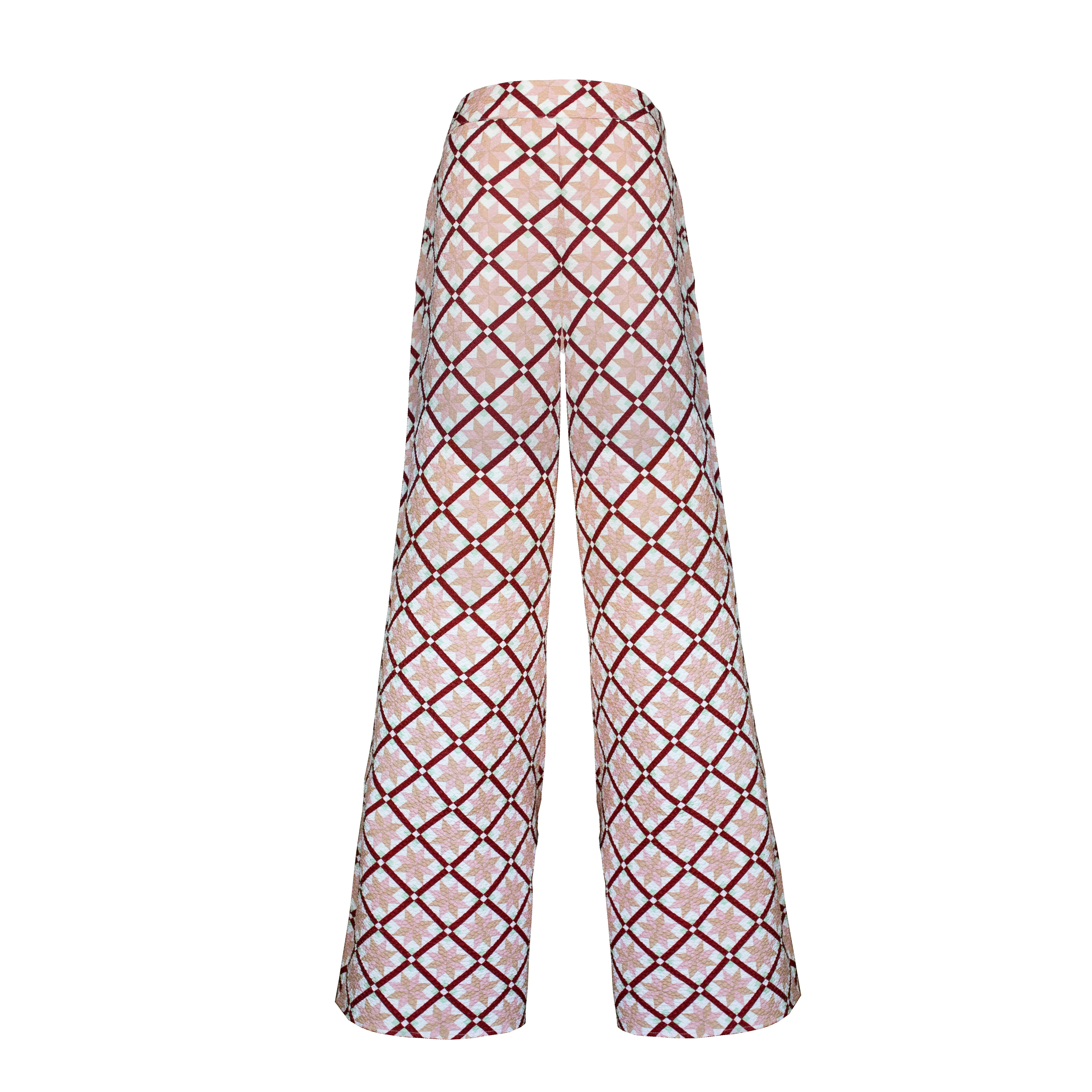 Rose Geo Print Pant | The Avenue