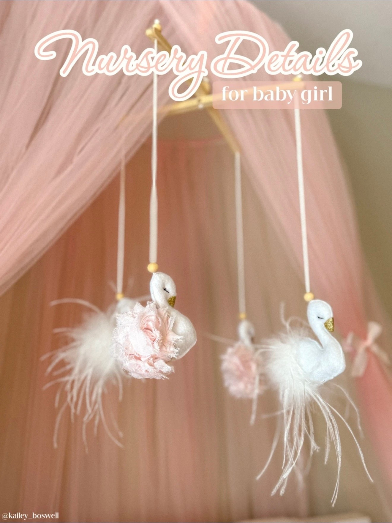 #Swan #Pink #PinkNursery #SwanNursery #SwanRoom #PinkRoom #GirlsRoom #BabyNursery #BabyGirl #BabyGirlNursery #Nursery #BabyRoom #PinkGirlie #Coquette #CoquetteRoom #Bows #Ballerina #Goose #Vintage #Etsy #EtsyFinds #Amazon #AmazonFinds #Mobile #BabyMobile #Canopy #BedCanopy #NurseryDetails #GirlMom

#LTKHome #LTKBaby #LTKKids