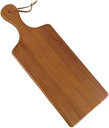 AIDEA Wood Cutting Board with Handle, Cheese Board Chartuterie Board for Kitchen, Party | Amazon (US)