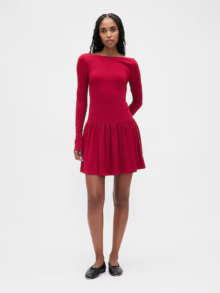 Drop-Waist Mini Dress | Gap (US)