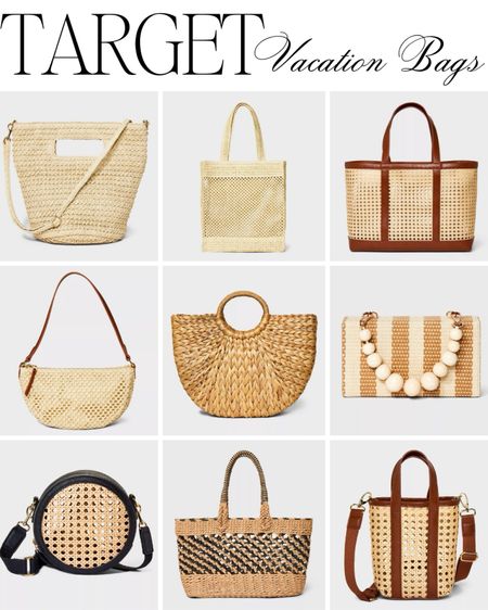 Summer is nearly here and it’s time to start planning for vacation! Target has so many gorgeous rattan and cane bags for day and night 

#LTKSeasonal #LTKFindsUnder50 #LTKTravel
