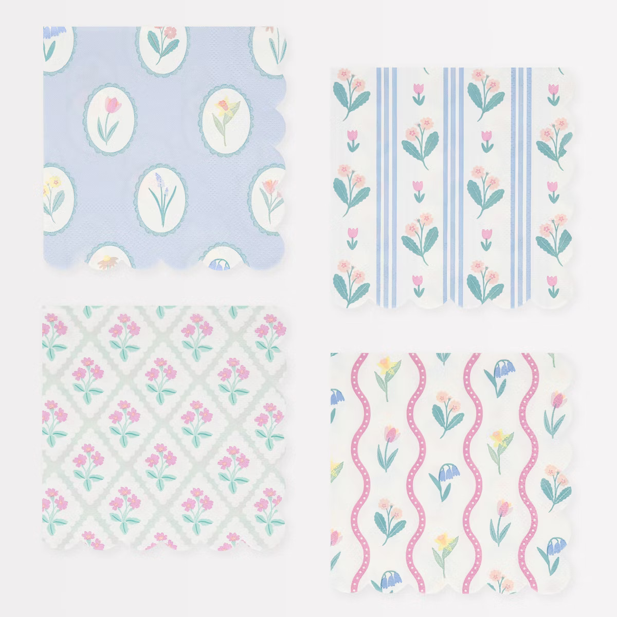 Meri Meri Bloomsbury Floral Pattern Small Napkins (Pack of 16) | Target