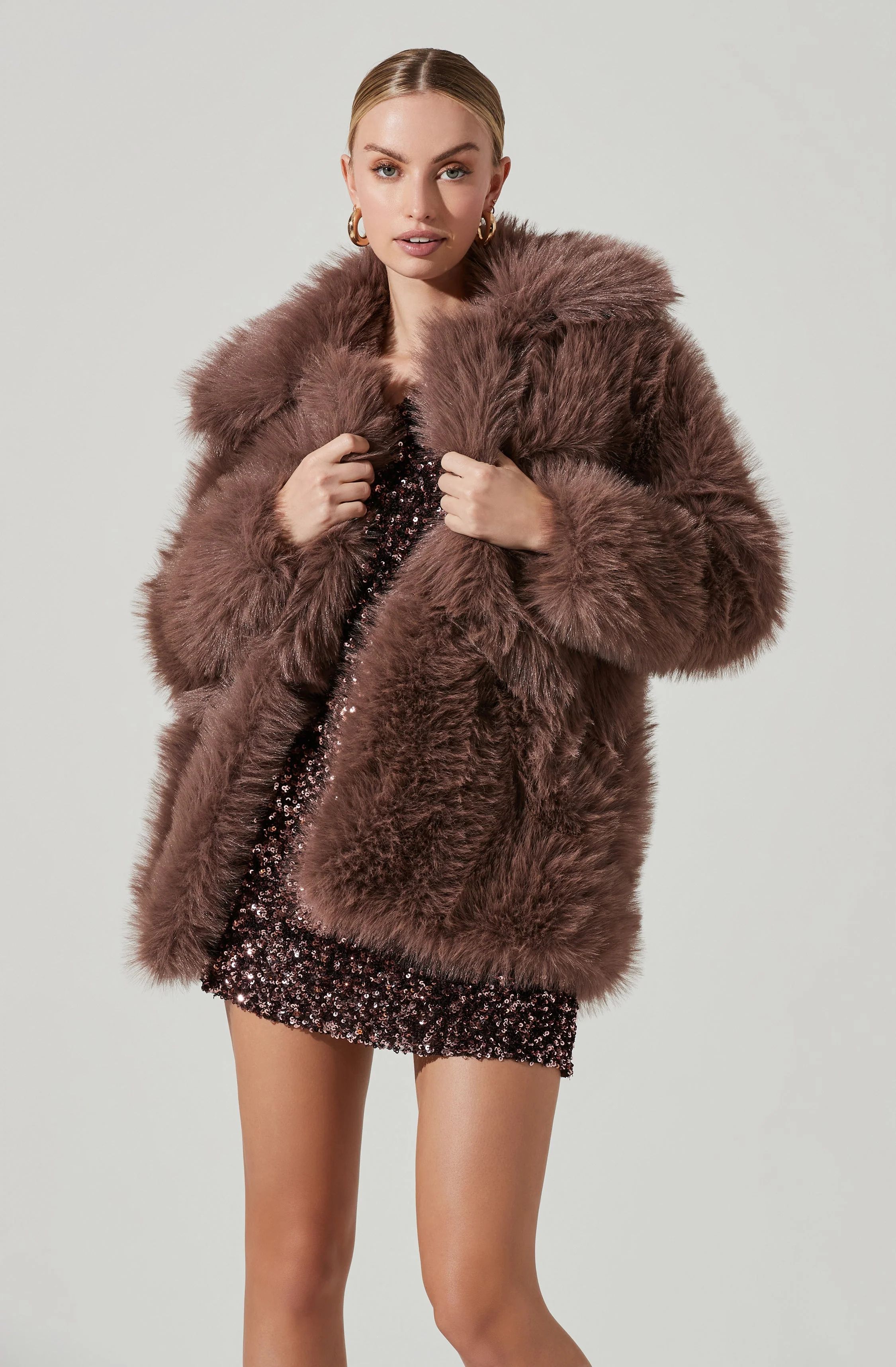 Hadley Faux Fur Coat | ASTR The Label (US)