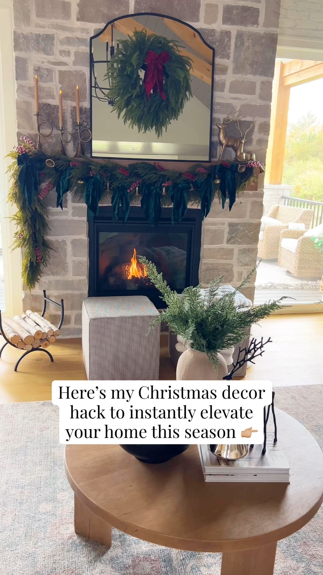 Christmas decor inspo! Give me all the bows! 😍 Also linked all my Christmas decor, Christmas wreaths and Christmas garland! 

#LTKHome #LTKSeasonal #LTKHoliday