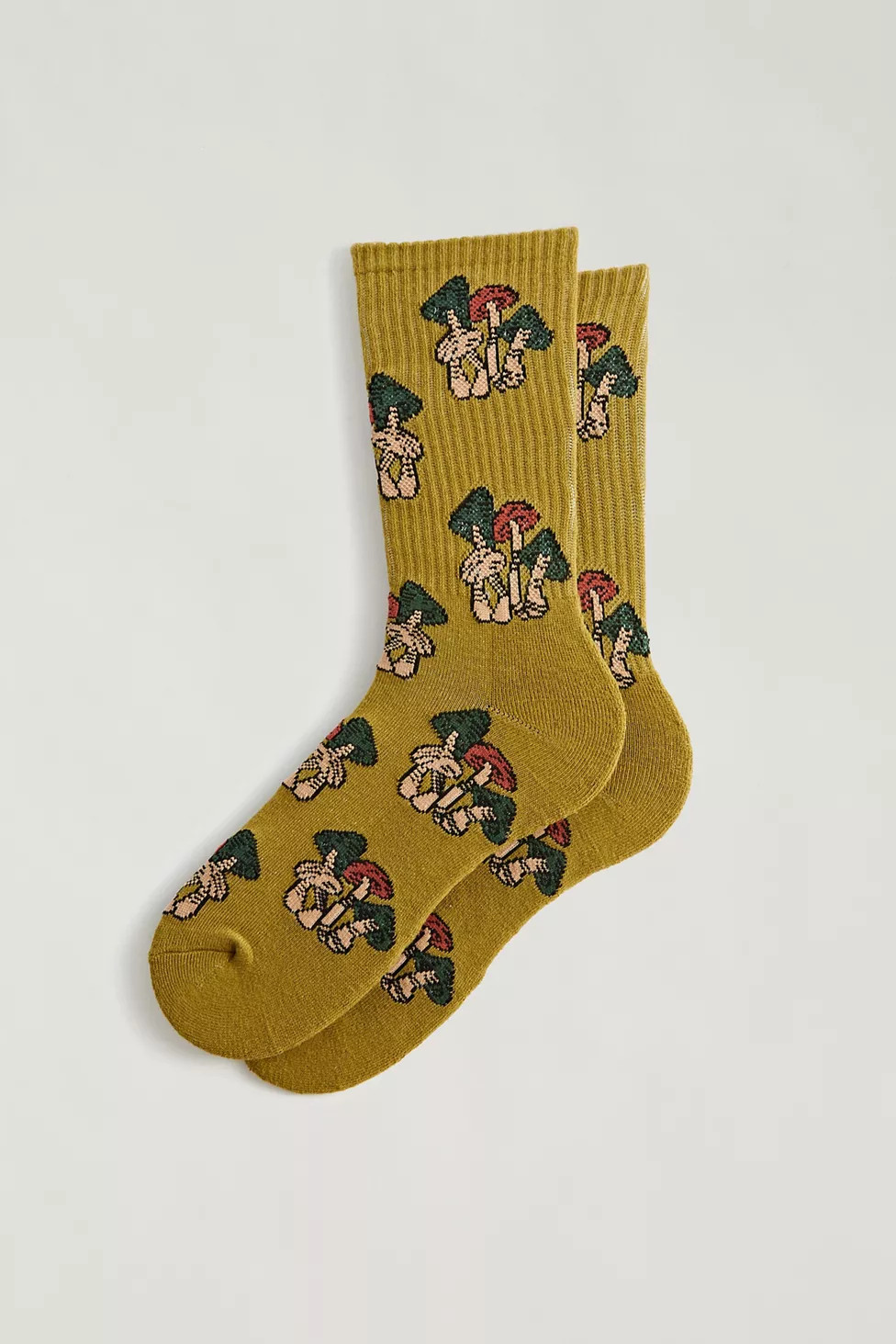 Mushroom Icon Crew Sock | Urban Outfitters (US and RoW)