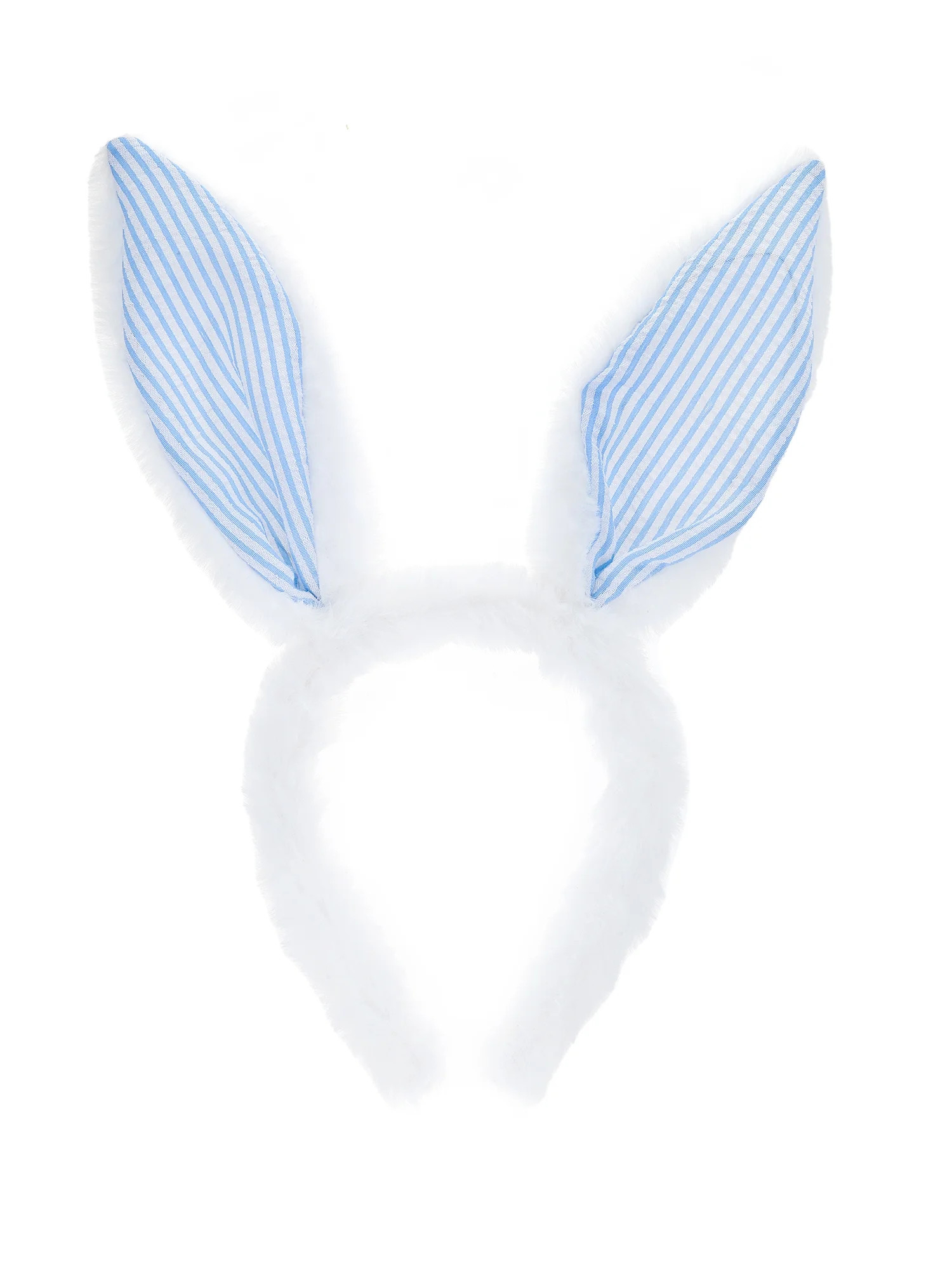 Way to Celebrate Easter Blue and White Bunny Ears Headband, 1 Piece | Walmart (US)