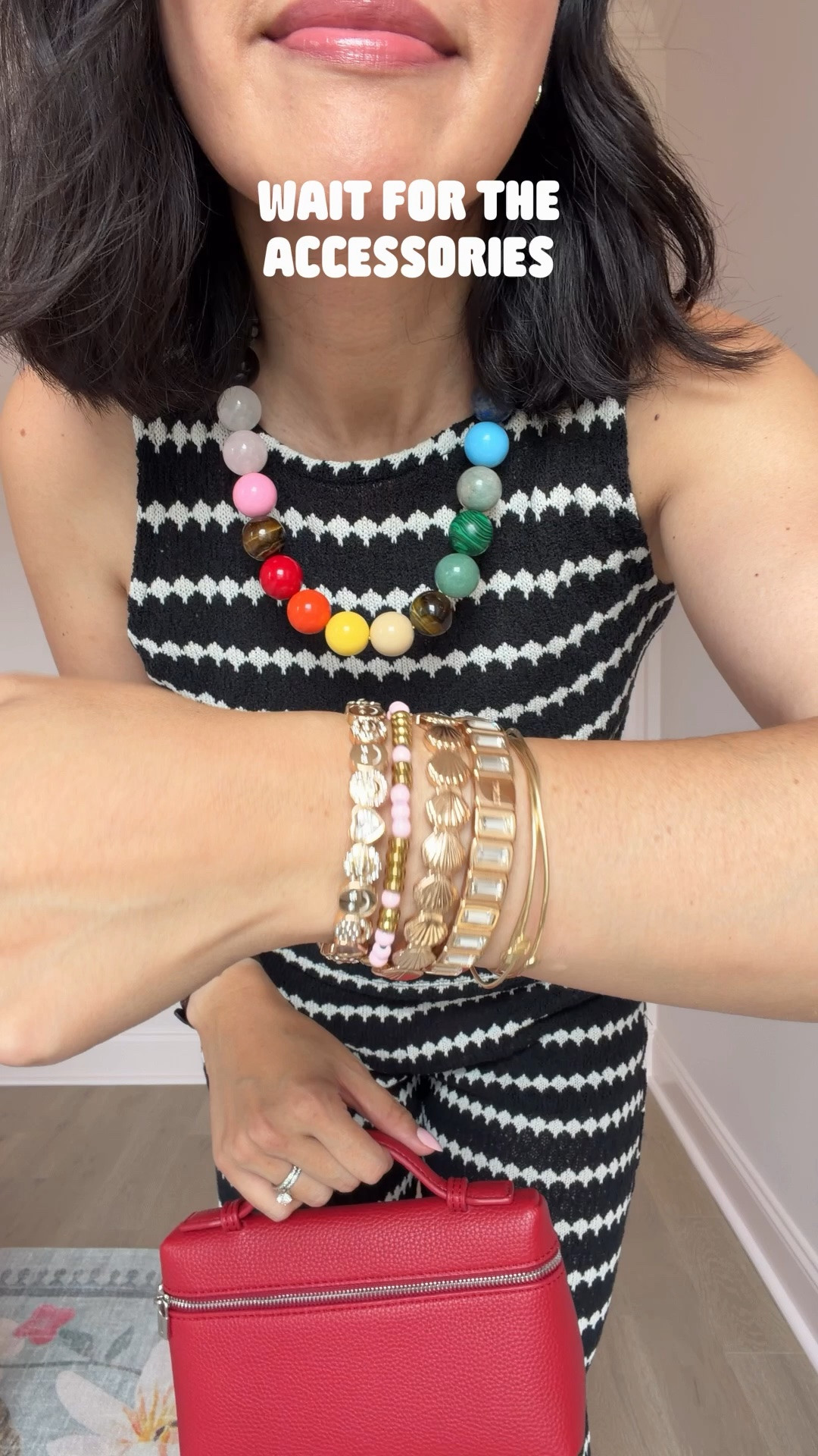 Sizing: wearing XS in both pieces of black/white set. Wearing Small in both linen tank and pants. Blue linen dress is Small. 

Accessories can take an outfit from “ok” to “elevated” ❤️ Love @lalumiereny necklaces & bracelets that add the special finishing touches to any look. Whenever I think my outfit is missing something, I’ll layer on some necklaces and add to my bracelet stack.

#LTKootd #LTKOver40 #LTKPetite