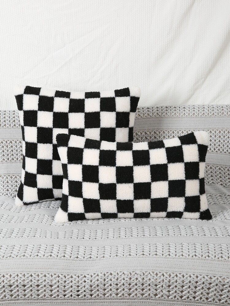 1pc Two Tone Cushion Cover Without Filler | SHEIN