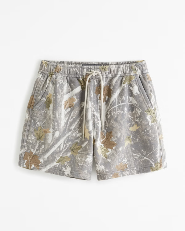 Thrift-Inspired Fleece Short | Abercrombie & Fitch (US)